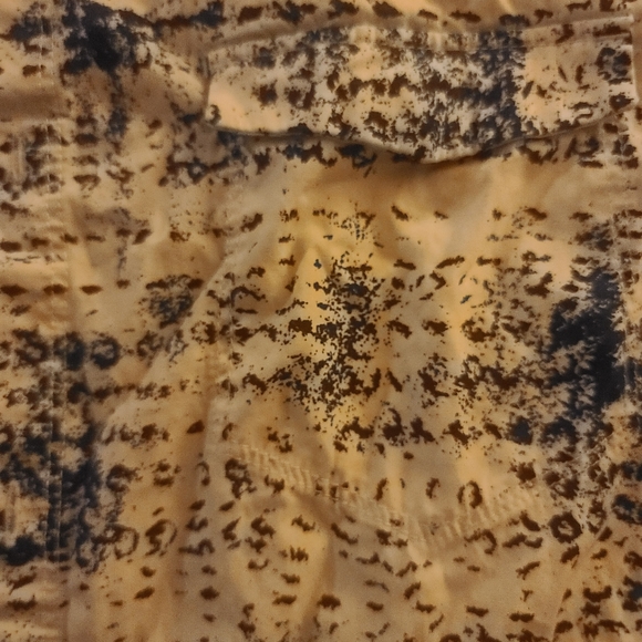 Calvin Klein Jeans Button Up Shirt | Casual | Short Sleeve | White/Blue | Medium - Picture 7 of 10